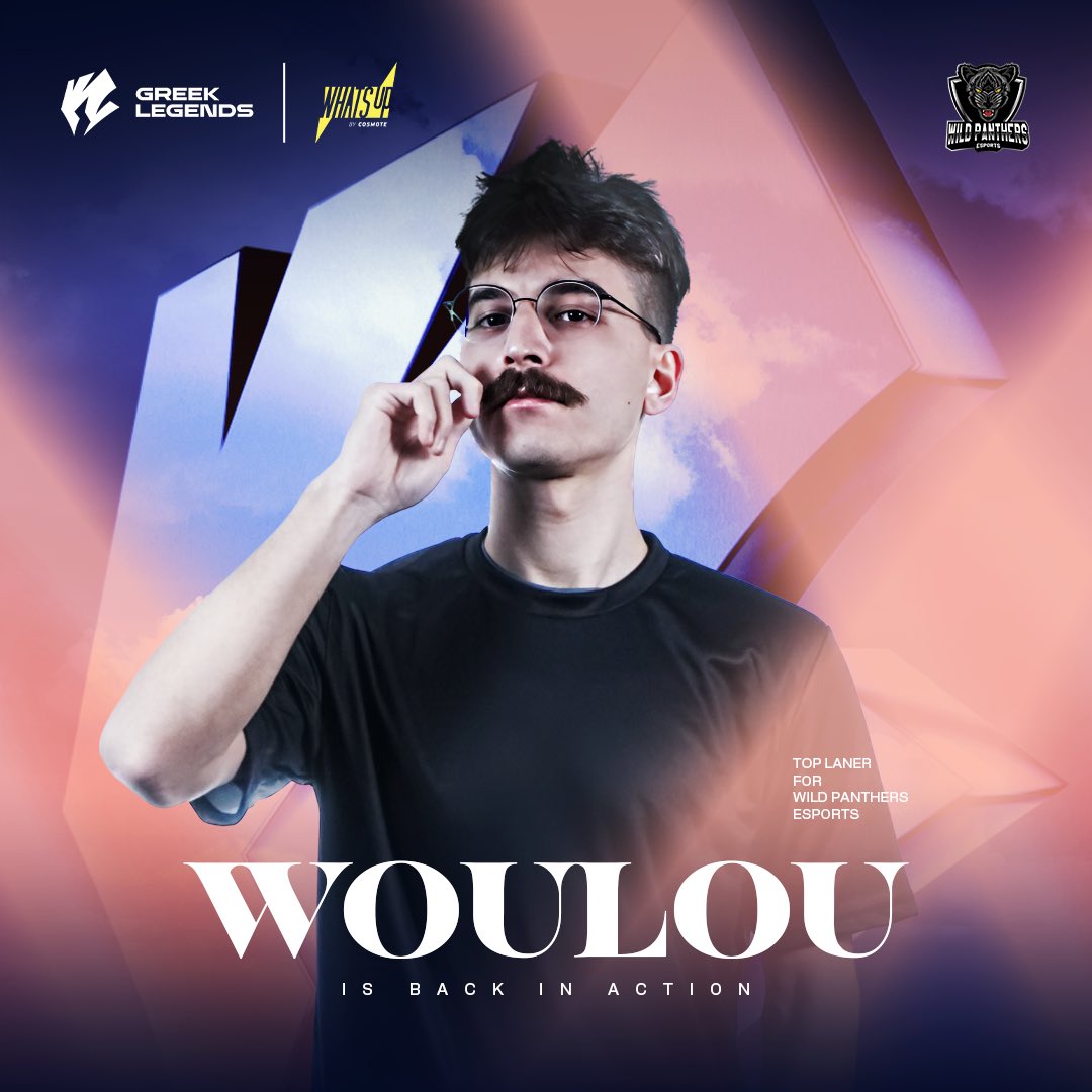 Ετοιμαστείτε για επικά Fiora plays και ριψοκίνδυνα Split Push, καθώς ο WouLou επιστρέφει στο Greek Legends League για λογαριασμό της <a href="/WPEsportsGG/">Wild Panthers Esports</a> 🔥