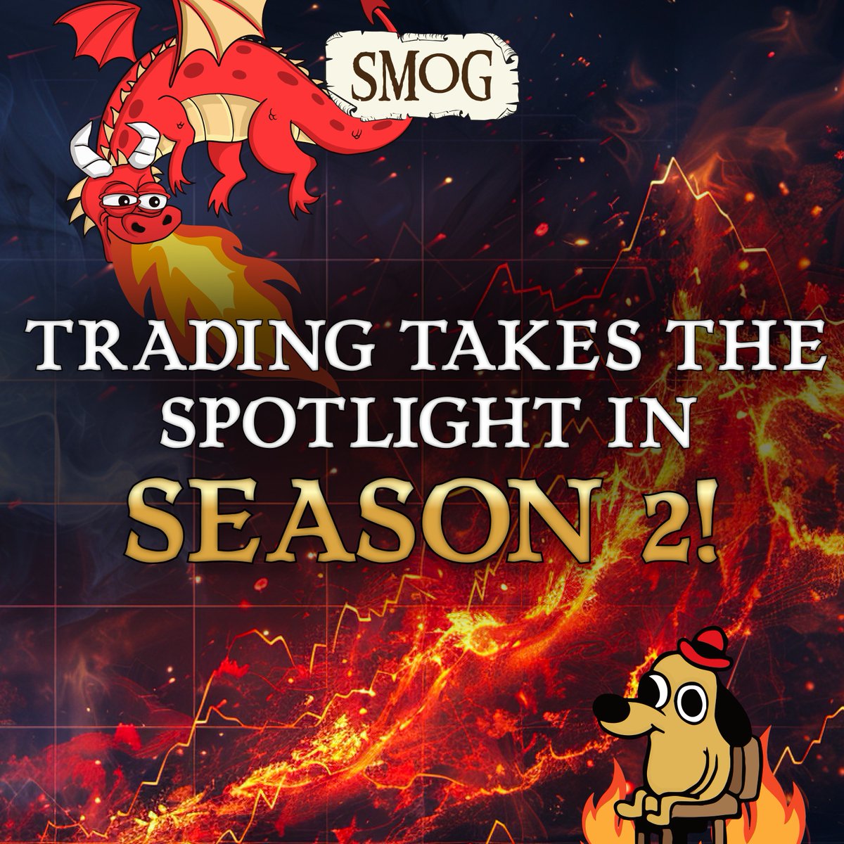 Welcome the $SMOG #Airdrop Season 2 with open arms, where #Trading takes the spotlight! 🌟

Every #SMOG transaction pushes you nearer to the top in S2! 🔄

Obtain higher XP and kickstart your climb in the rankings! 🚀

bitesly.io/b_SMOG_MEXC

#SmogSwap #TradeSmog #Sol #Binance