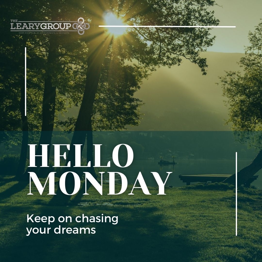 TheLearyGroup's tweet image. Happy Monday! We hope you have a great start to the week.

#Mondaymotivation #hellomonday