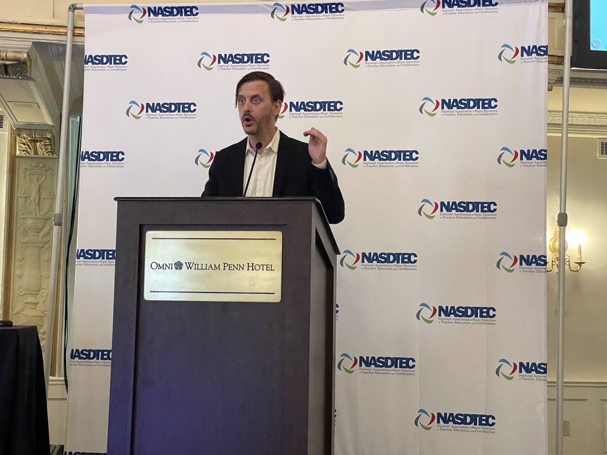 #NASDTEC24 Jason Swanson presenting Workforce Trends and Depictions at the 95th Annual Conference in Pittsburgh