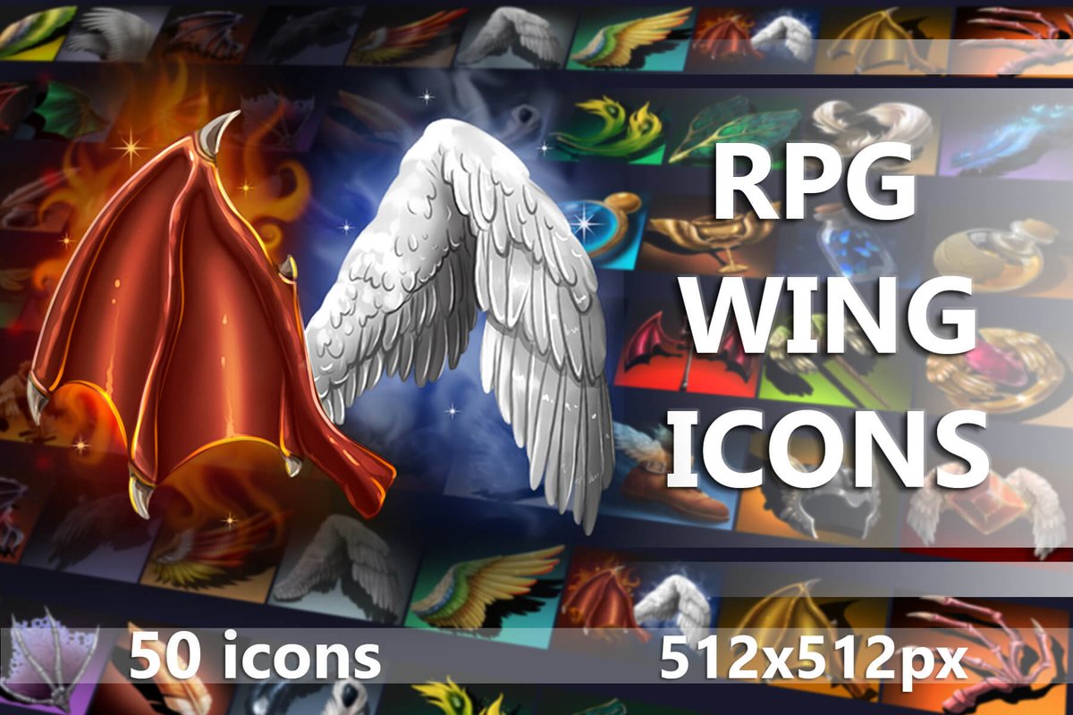 craftpix_net's tweet photo. Free RPG Wing Game Icons. Exclusive asset! #craftpix #fantasygameart #fantasyicons #gameasset #gamedev #gameicon #gameicons #iconpack #indiedev #indiegameart #indiegamedev #mmorpgicons
⬇️ Free Download : https://t.co/eWZm38RGIj https://t.co/k0mGhScd9w