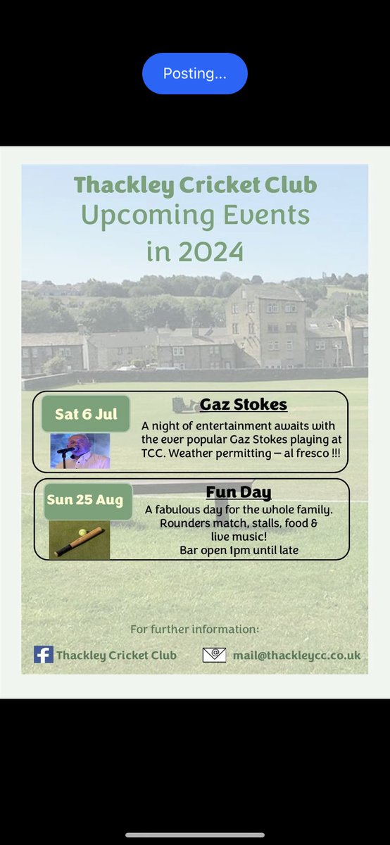 Thackley CC tweet media