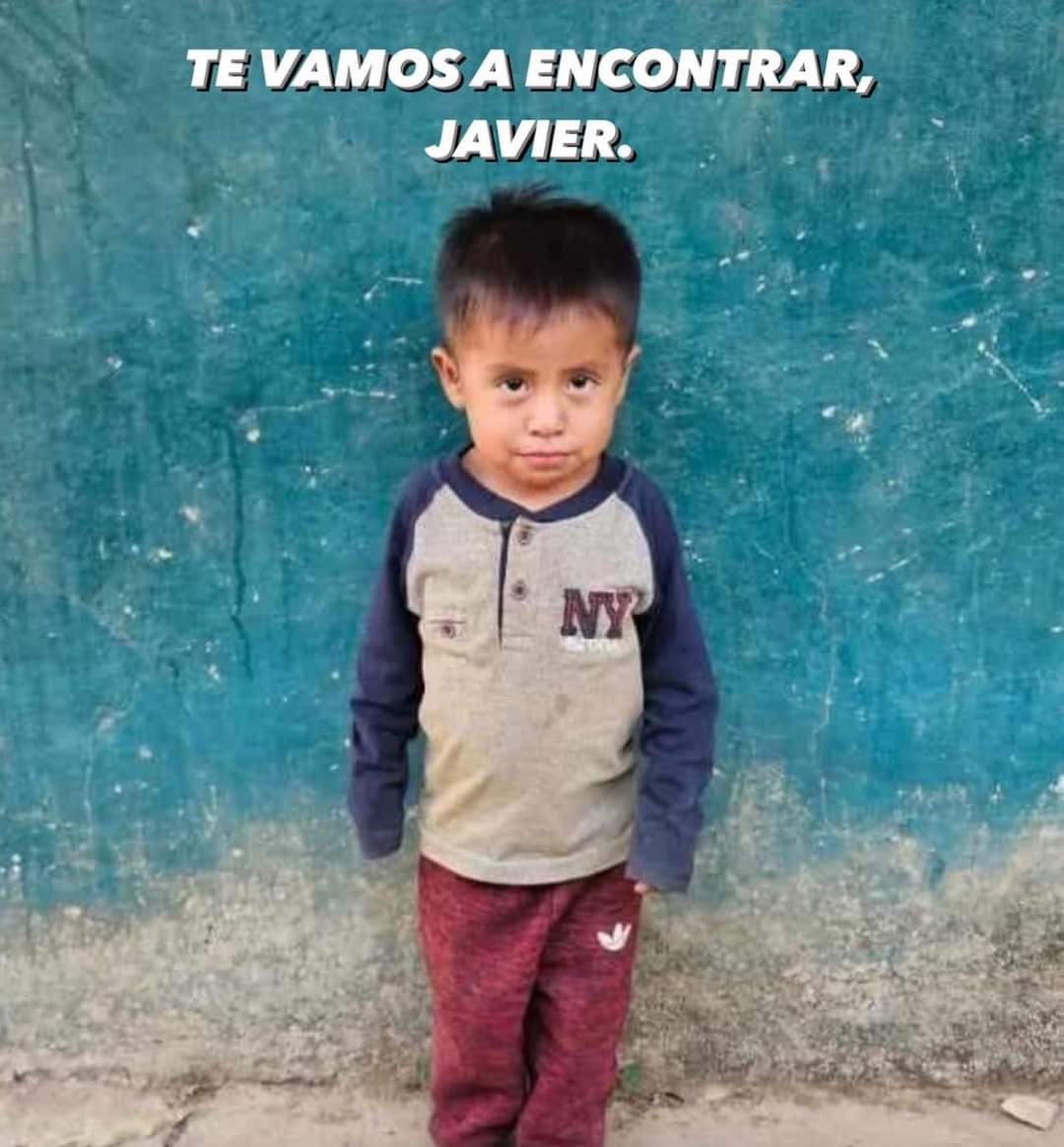 flavio_0508's tweet image. TODOS UNIDOS POR JAVIER 😭😢

Él es Javier Modesto Moreno, un pequeño de 3 años indígena, originario de Cochoapa el Grande en la montaña de Guerrero. Javier se perdió el miércoles 15 de mayo en campos agrícolas de León, estaba en compañía de su mamá cuando desapareció. 😔
URGENTE