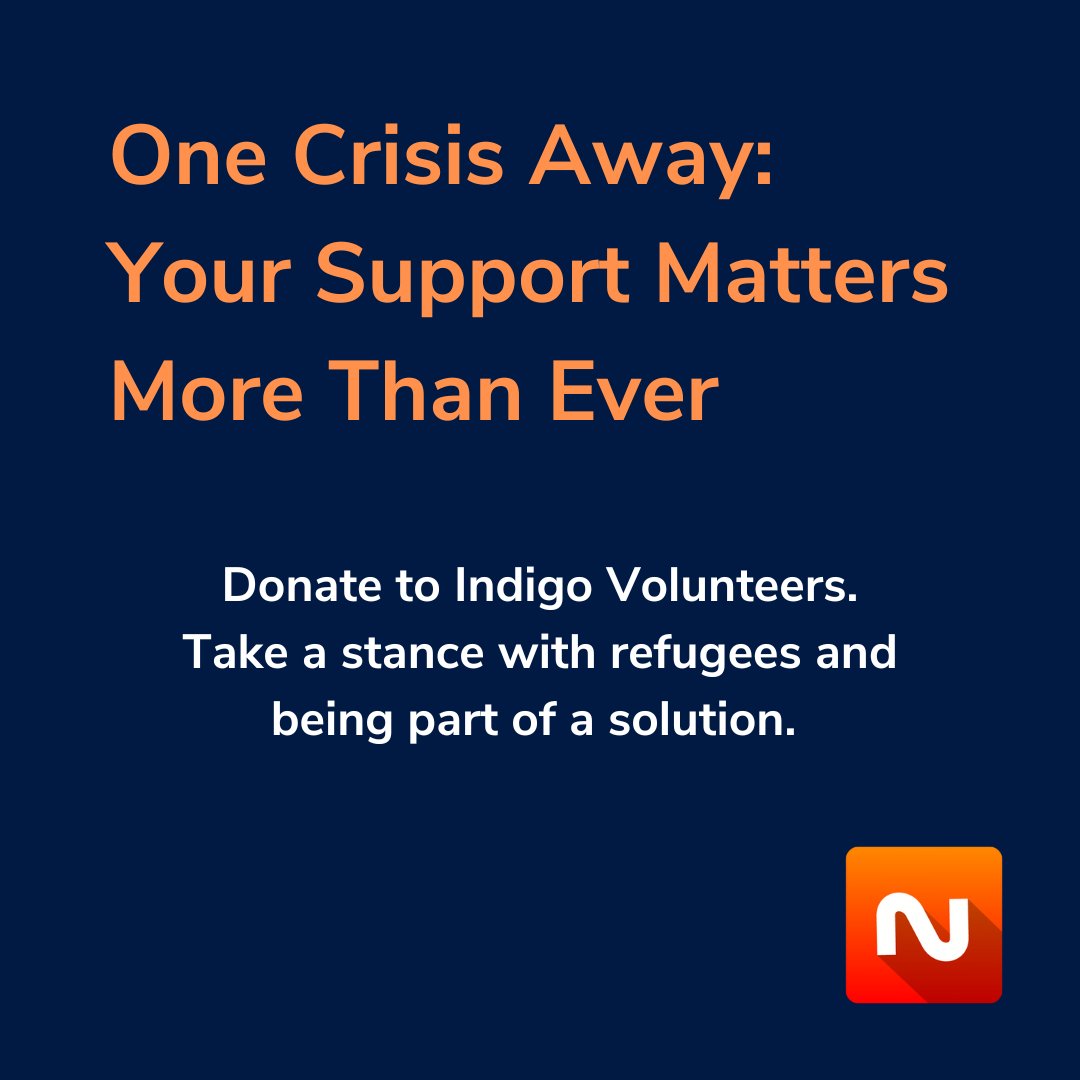 now_u_app's tweet image. There is still time to make a difference and support @indigovolunteer and their campaign, One Crisis Away.  #nowuCommunity #ChangeMakers #Joinnowu #MakeADifference #nowu #charity #refugees peoplesfundraising.com/fundraising/re…