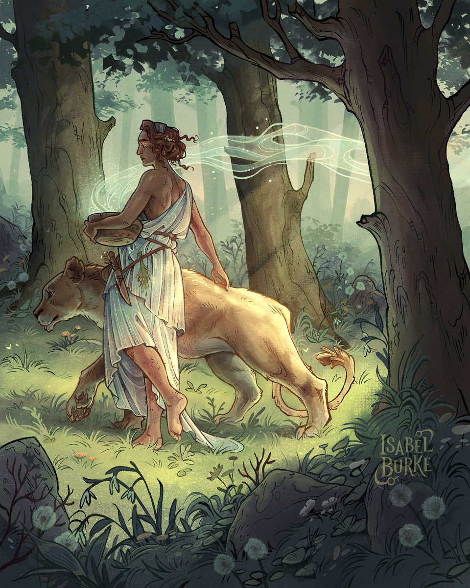 flightlessart's tweet photo. goddess of aiaia🌿🏺 https://t.co/Y3mgbGDhdq