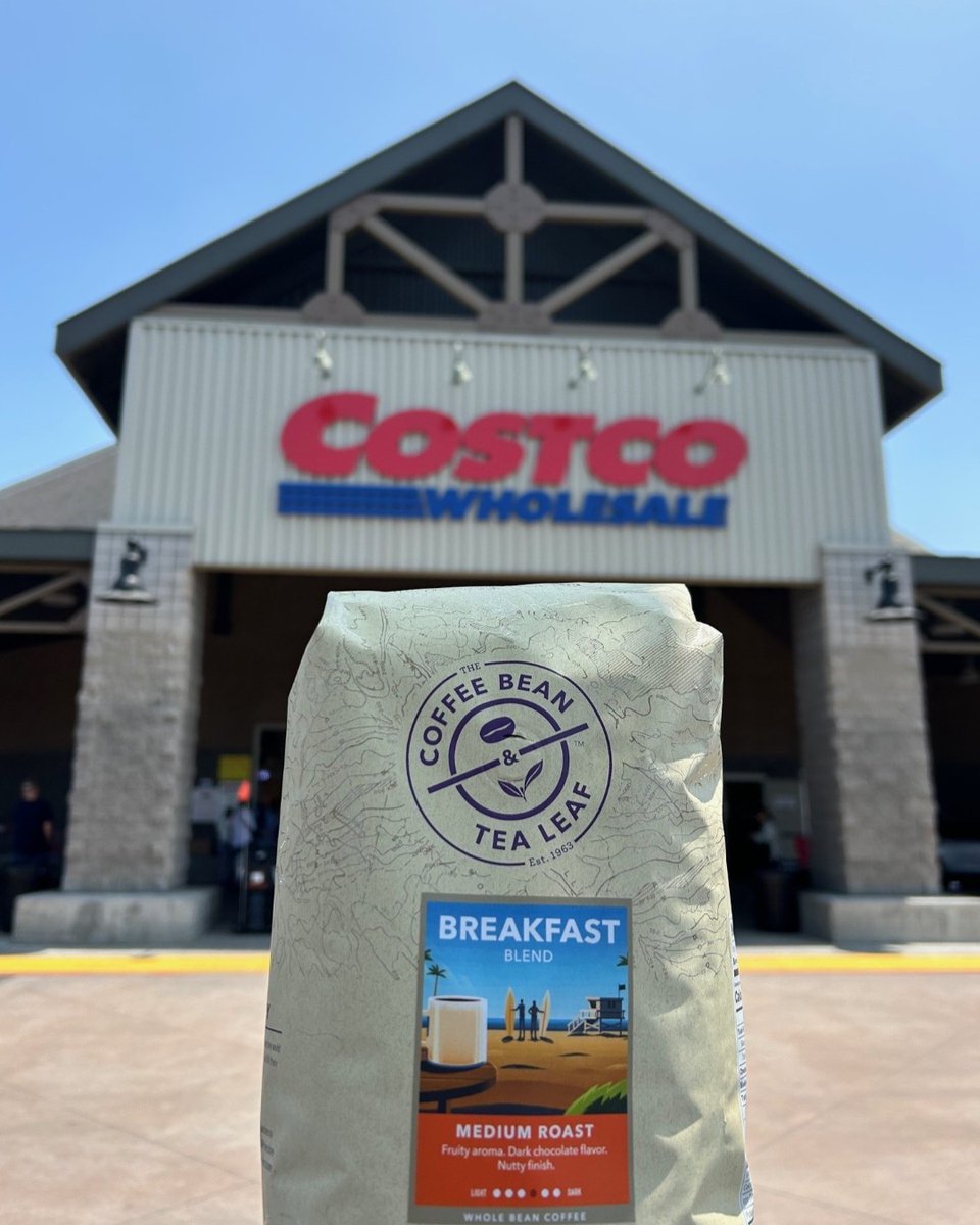 Hello, @costco 👋

For a limited time, grab a 32oz (2lb) bag of Whole Bean Breakfast Blend ☕️ at your nearest Los Angeles, Riverside, and Orange County Costco locations! While supplies last. Run, don't walk 🏃‍♂️😉