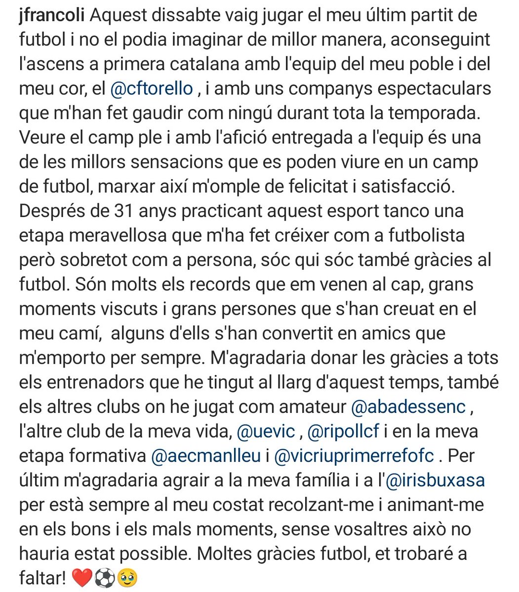 Jaume Francolí Font tweet media