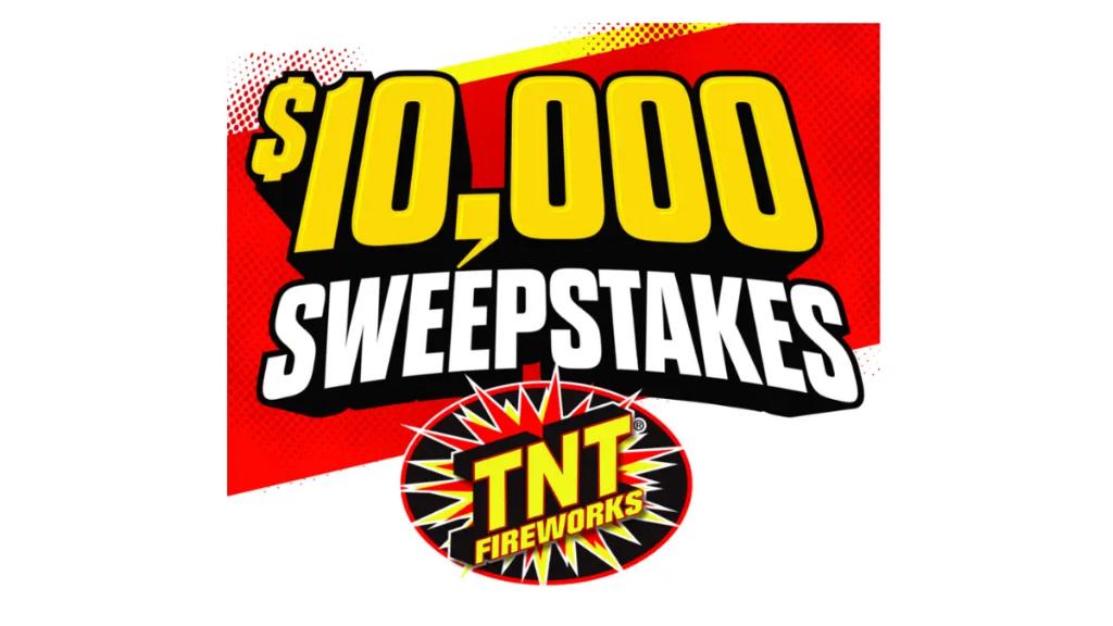 sweepsinvasion's tweet image. Win $10,000 from TNT Fireworks

American Promotional Events, the parent company of TNT Fireworks, has announced its “2024 TEN THOUSAND DOLLAR Sweepstakes”. This promotional event offers participants the chance to win a substantial cash prize