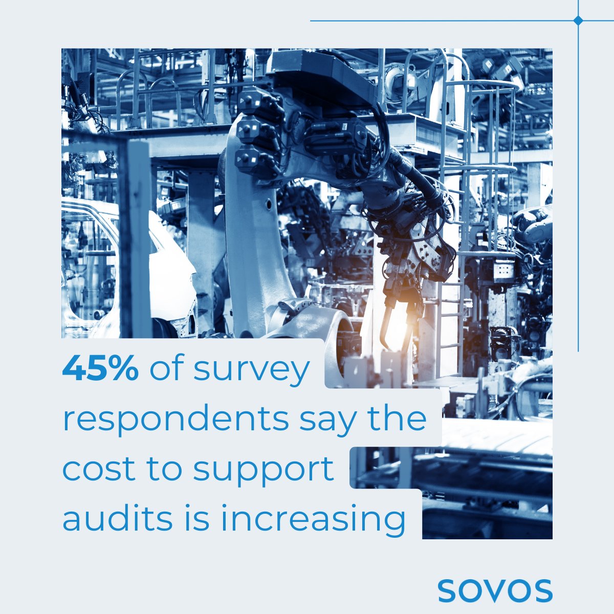 Did you know nearly 90% of responding manufacturers were audited last year? 📉 And that number is expected to rise! Stay ahead of the curve with our comprehensive study. #taxcompliance sovos.com/content-librar…