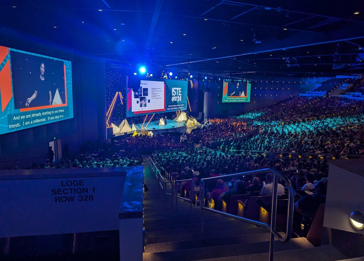 Spoke to an audience of 10K people yesterday about the implications of AI on the workforce and education 🤯🥹