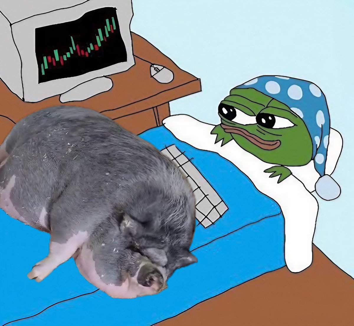 Really proud of the $FREN community.

Embracing the pig for the greater good.

Not surprised though this mentality is why I’m so bullish. Chads all around who simply want vibes and Ws for everyone.

He’s a good pig $NIKE ❤️