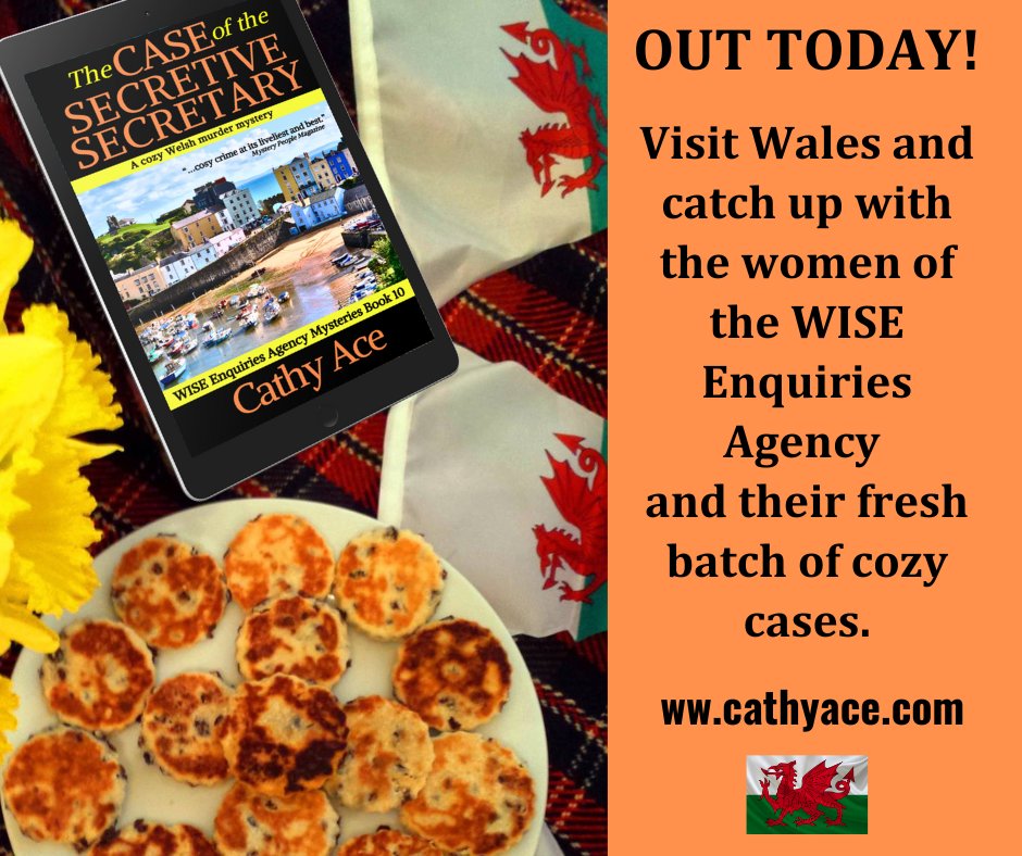 OUT TODAY! Puzzling (and deadly) problems at a picturesque Welsh hotel; a garden gnome’s gone; a chaotic kitchen conundrum – the WISE women are busy! bit.ly/3H172Ao @crimecymru <a href="/crimewriterscan/">Crime Writers Canada</a> <a href="/The_CWA/">The Crime Writers’ Association</a> <a href="/SINCCanadaWest/">Sinc-CanadaWest</a> <a href="/thrillerwriters/">ITW Organization</a> <a href="/CrimeFest/">CrimeFest</a> <a href="/BBCRadioWales/">BBC Radio Wales</a>