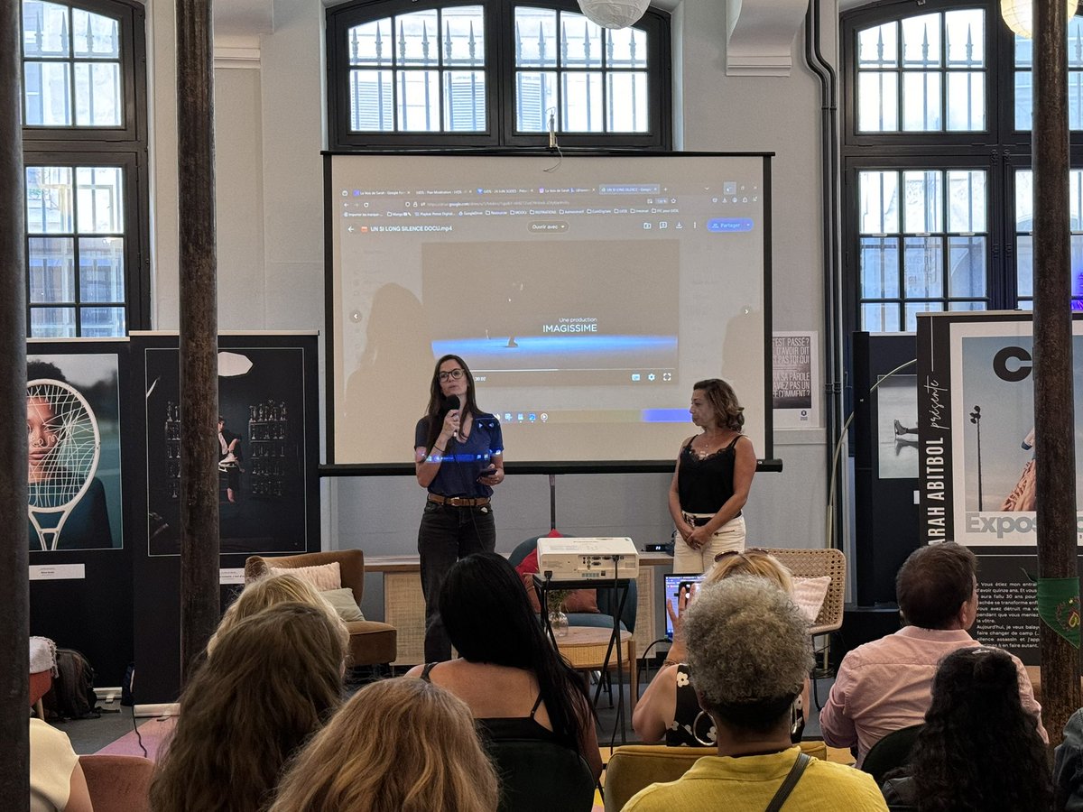 Violaine Cherrier (@chticom) on Twitter photo En direct de la Cité Audacieuse avec <a href="/AnneCMailfert/">Anne-Cécile Mailfert</a> et Sarah Abitbol pour parler des violences dans le sport !
Merci à la <a href="/Fondationfemmes/">Fondation des Femmes</a> pour cet événement à quelques semaines de l’ouverture des #JO ! 🙏🏻
#Paris2024 En direct de la Cité Audacieuse avec <a href="/AnneCMailfert/">Anne-Cécile Mailfert</a> et Sarah Abitbol pour parler des violences dans le sport !
Merci à la <a href="/Fondationfemmes/">Fondation des Femmes</a> pour cet événement à quelques semaines de l’ouverture des #JO ! 🙏🏻
#Paris2024