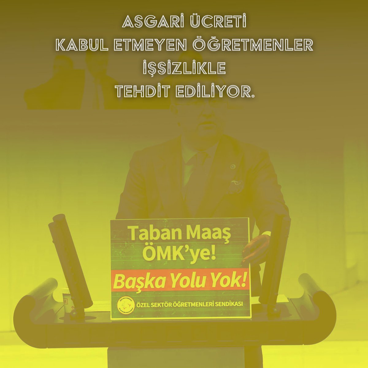 DGDSEN's tweet photo. Özel Sektör Öğretmenleri 30 gündür Ankara'da ve Türkiye'nin dört bir yanından taban maaş hakları için direniyor. 

Bu akşam öğretmenlerin sesini #ÖğretmenlereTabanMaaş etiketine yazarak patronların bakanı Yusuf Tekin'e (@Yusuf__Tekin ) ulaştırıyoruz. https://t.co/Cbw40WPwzE