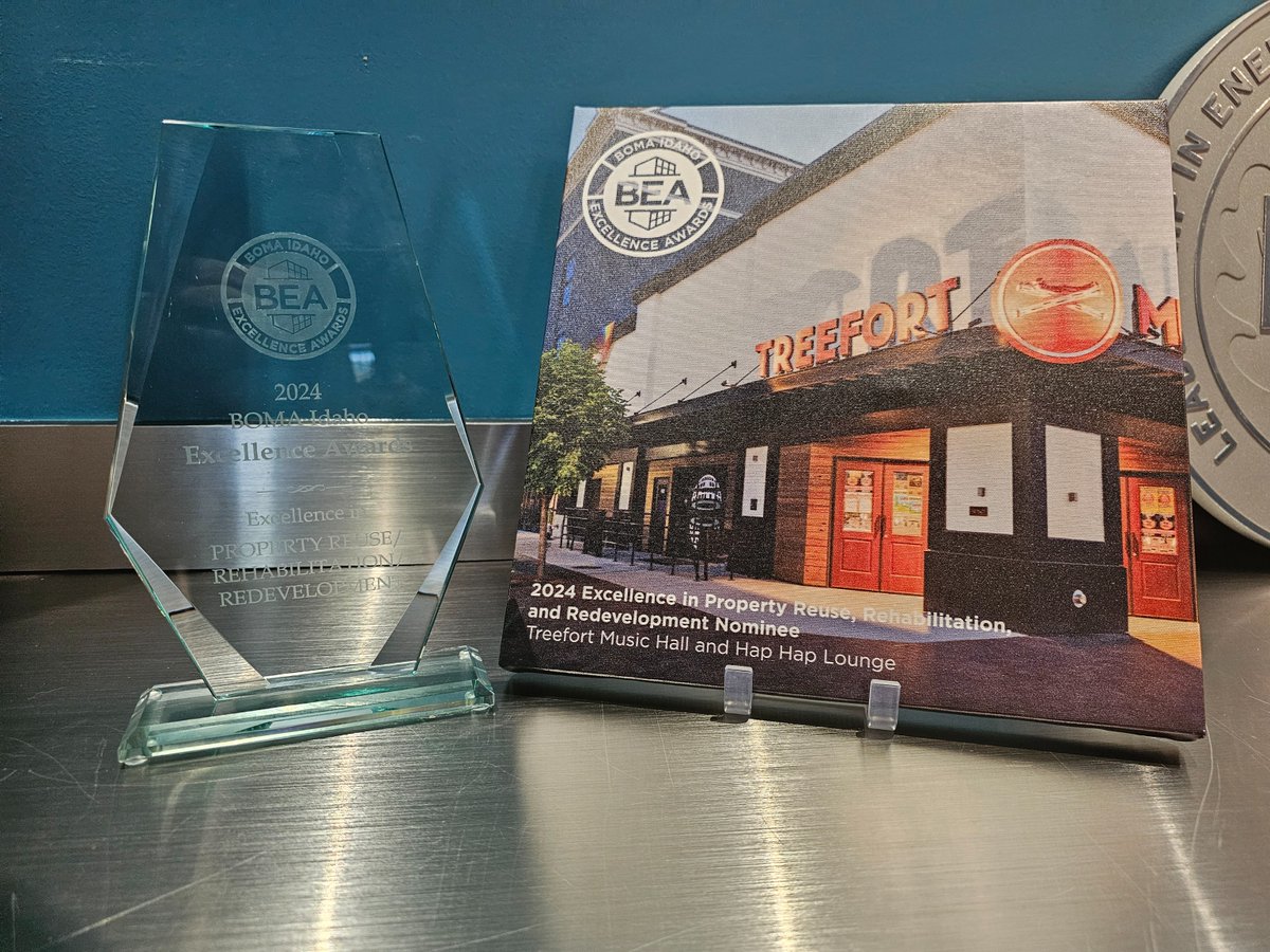 media@cshqa.com (@cshqa) on Twitter photo We're thrilled to announce that our projects, @HapHapLounge and @TreefortHall, have received recognition at the <a href="/BomaIdaho/">Boma Idaho</a> Excellence Awards for Property Reuse/Rehabilitation/Redevelopment.
#TobinRogers #JordanWilcombConstruction #HendricksCommercialProperties We're thrilled to announce that our projects, @HapHapLounge and @TreefortHall, have received recognition at the <a href="/BomaIdaho/">Boma Idaho</a> Excellence Awards for Property Reuse/Rehabilitation/Redevelopment.
#TobinRogers #JordanWilcombConstruction #HendricksCommercialProperties