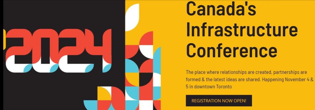 C2P3 2024, la más importante conferencia de infraestructura de Canadá, se llevará a cabo 4 y 5 de noviembre en Toronto. El lugar para establecer contactos, crear asociaciones, compartir las últimas ideas  y encontrar nuevas oportunidades
Te interesa asistir? Contáctame!