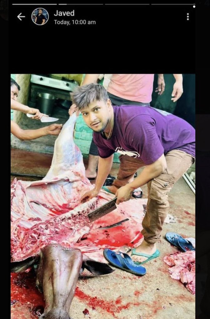 imabidsheikh1's tweet image. ये अंधा कानून नहीं तो क्या है? 

जहां एक तरफ संघी #AnandRangnathan @ANI की @smitaprakash के Podcast में कश्मीरी मुसलमानों के कत्ल-ए- आम करने की बात कर रहा, लेकिन न कोई #FIR न कोई गिरफ्तारी, 

वहीं दूसरी तरफ भैंस की कुर्बानी करने वाले जावेद के साथ जो हुआ वो हम सब ने देखा...