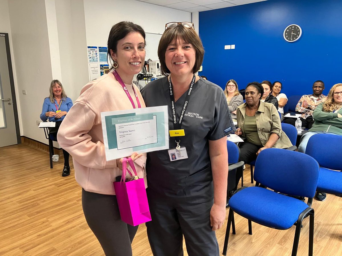 Congratulations to Virginia! Southend ICU's Employee of the Season! 🎉🎉🎉 Your efforts are truly appreciated.  Keep up the amazing work! <a href="/MSEHospitals/">Mid and South Essex NHS Foundation Trust</a>