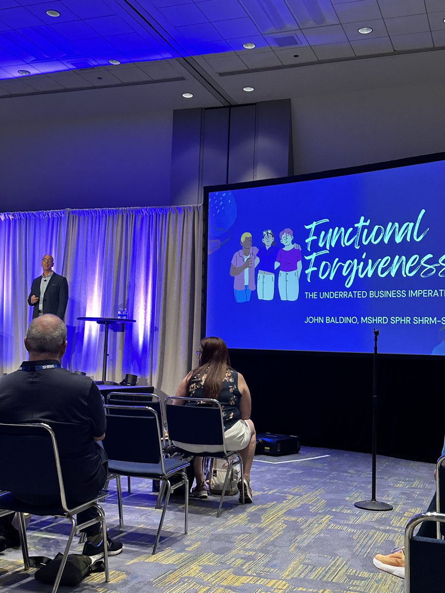 Ben Watts (@wattsnextben) on Twitter photo Great session <a href="/jbalive/">John Baldino</a> on forgiveness and letting go of grudges in the workplace #SHRM24 Great session <a href="/jbalive/">John Baldino</a> on forgiveness and letting go of grudges in the workplace #SHRM24