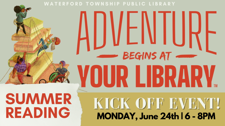 Don't forget: our Summer Reading Kick-Off is tonight!!!
