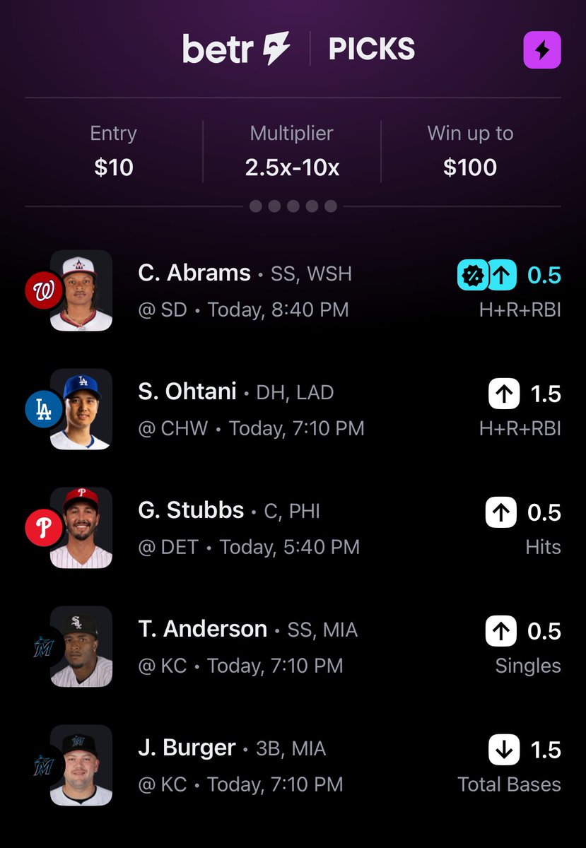 Its_Me_Chavez's tweet image. Betr 5 PICK
l.betr.app/e/Pe8Ddmug

#betr #playerprops