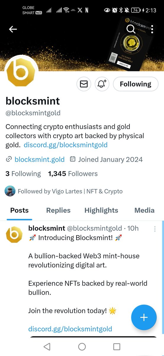 imawinnerrrrr's tweet photo. @GiveAwayHost @blocksmintgold Done https://t.co/7XsI3Q4pPe