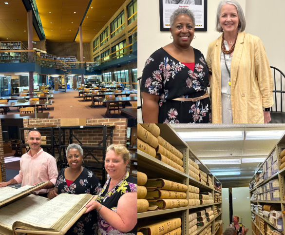 Delegate J. Sandy Bartlett (@delbartlett32) on Twitter photo Today, my staff and I enjoyed visiting State Archivist Elaine Rice Bachmann, Asst. State Archivists Corey Lewis and Emily Squires of MD State Archives where historians meticulously maintain our records. Thank you!! 😊 <a href="/MdArchives/">MD State Archives</a> <a href="/GovWesMoore/">Governor Wes Moore</a> <a href="/LtGovMiller/">Lt. Governor Aruna Miller</a> <a href="/OAGMaryland/">Anthony G. Brown</a> Today, my staff and I enjoyed visiting State Archivist Elaine Rice Bachmann, Asst. State Archivists Corey Lewis and Emily Squires of MD State Archives where historians meticulously maintain our records. Thank you!! 😊 <a href="/MdArchives/">MD State Archives</a> <a href="/GovWesMoore/">Governor Wes Moore</a> <a href="/LtGovMiller/">Lt. Governor Aruna Miller</a> <a href="/OAGMaryland/">Anthony G. Brown</a>