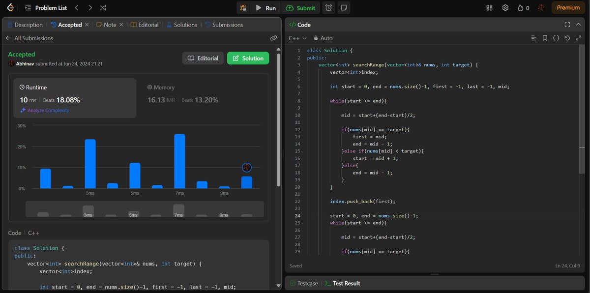 Abhinavkalse008's tweet image. 🚀Day 117 of #365DaysofCode :                                            
      -Solve Three Leet Code Problem.                                                               
       #cpp11 #leetcode