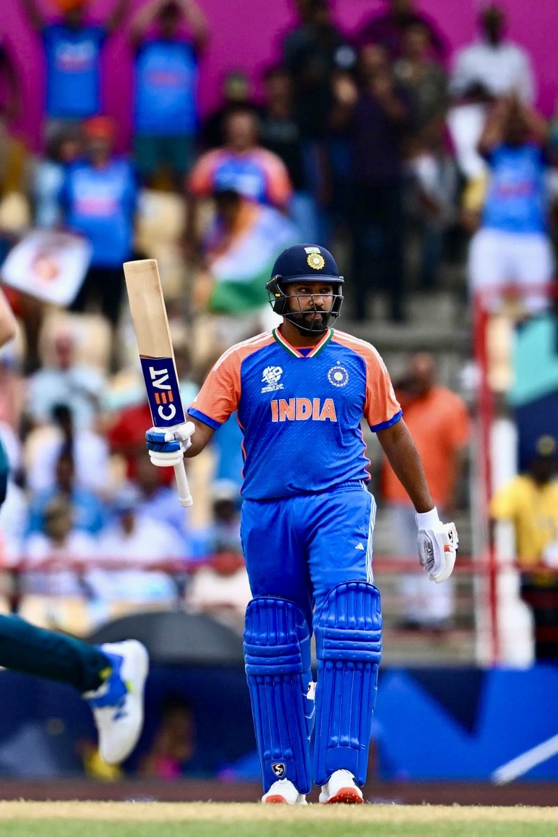 It was the Hitman show! 🔥 You were simply brilliant with the bat, <a href="/ImRo45/">Rohit Sharma</a>! 😍 Our unbeaten run continues as we head to the semis! 💪 Let's bring this trophy home, boys! 🏆🇮🇳
#T20WorldCup