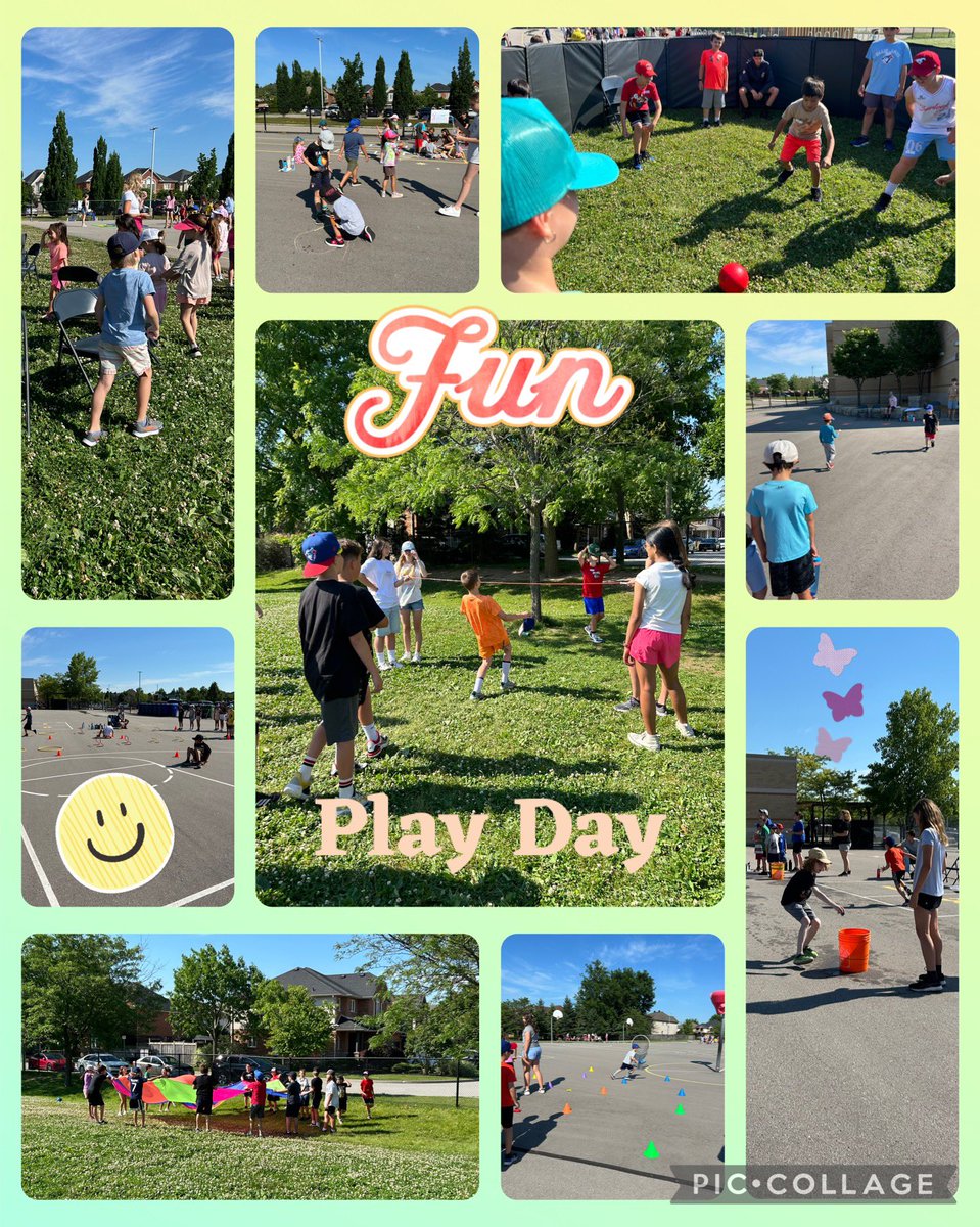 A beautiful day for Play Day <a href="/STCBurlington/">St. Christopher</a> Thank you to our grade 7s for running the games and our grade 6s for leading our teams.
