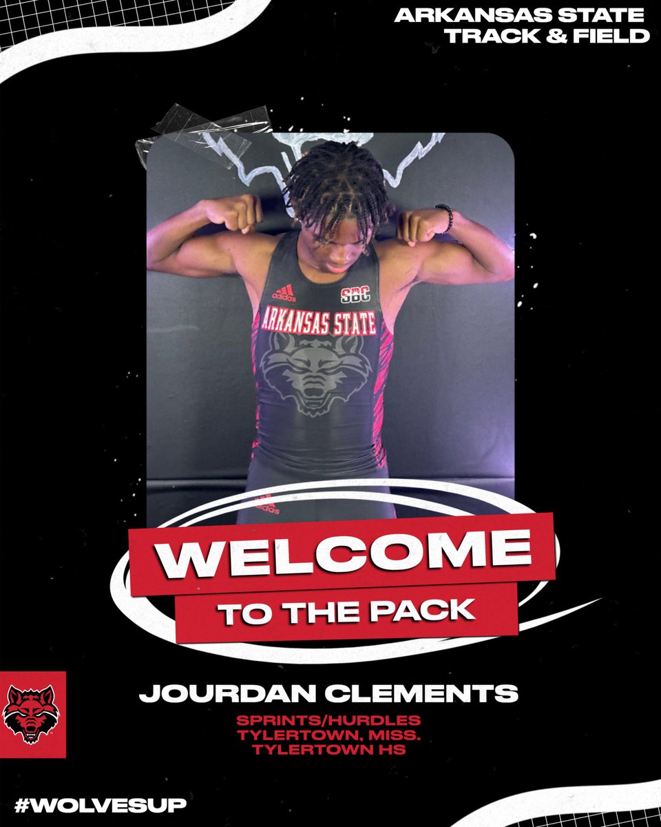Welcome to the Pack, Jourdan! ✍️

🐺 Jourdan Clements
⚫️ Sprints/Hurdles
📍 Tylertown, Miss. | Tylertown HS

#WolvesUp