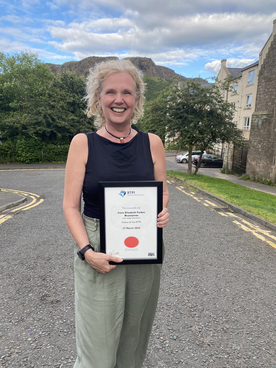 place4wellbeing's tweet photo. A double whammy at the @RTPIScotland awards tonight. @IreneBeautyman has been certified as a ‘Fellow’ and the @place4wellbeing received ‘Commended’ for the Shaping Places for Wellbeing Programme. Thanks to everyone for their support 🤩
@improvserv @P_H_S_Official @planningskills https://t.co/LV24qerkaP