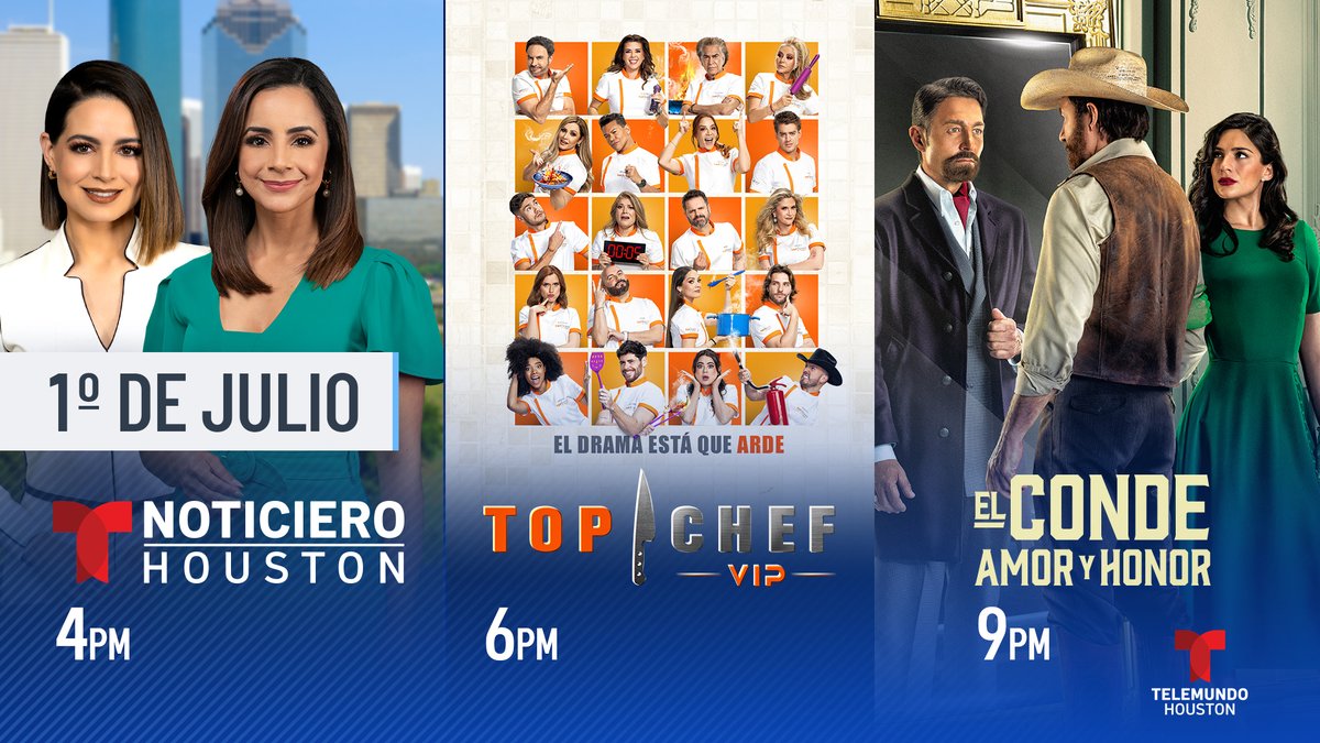Telemundo Houston (@telemundohou) on Twitter photo Amigos de Houston - a partir del lunes 1 de julio - Noticiero #TelemundoHouston a las 4p llega con dando nuevo.
<a href="/CrystalKTMD/">Crystal Ayala</a> e <a href="/IngridBarreraTV/">IngridBarrera</a> que harán pasar un buen rato platicando de la información local, notas de entretenimiento y el equipo de #LaAutoridadEnElTiempo. 🕓 Amigos de Houston - a partir del lunes 1 de julio - Noticiero #TelemundoHouston a las 4p llega con dando nuevo.
<a href="/CrystalKTMD/">Crystal Ayala</a> e <a href="/IngridBarreraTV/">IngridBarrera</a> que harán pasar un buen rato platicando de la información local, notas de entretenimiento y el equipo de #LaAutoridadEnElTiempo. 🕓