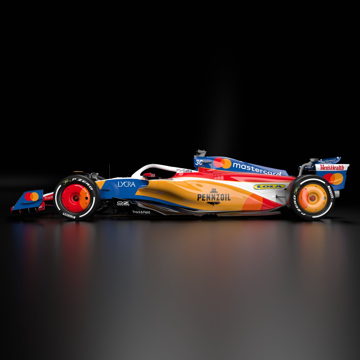 sqarabdesign's tweet photo. Mastercard Lola - Modernized Concept

A team that never made it. Here is what it could have looked like 27 years later.

I recreated the original livery used back in 1997 with the updated logos from back then.

#f1 #f2  #formula1 #motorsport #racing #design #livery #austriangp https://t.co/LhYJn8X3hm