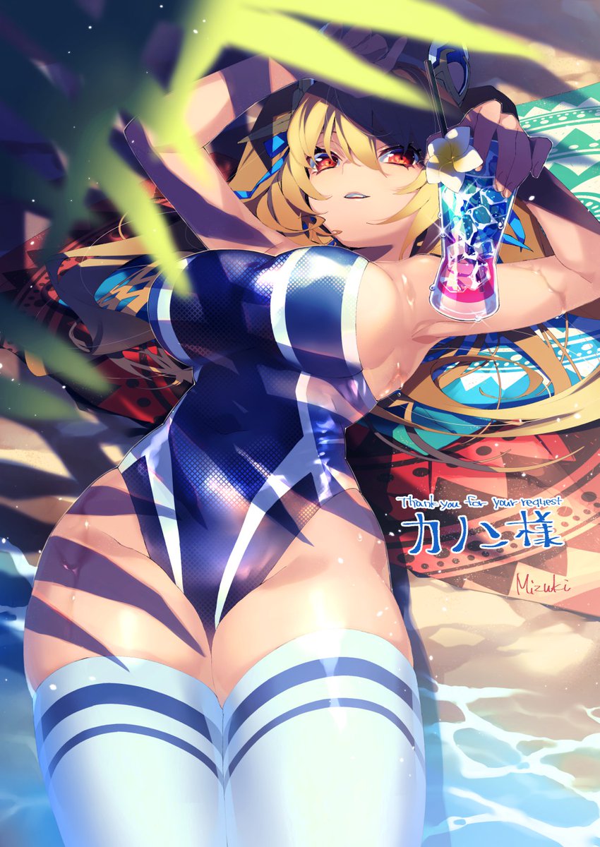 #TLの流れに乗って競泳水着貼る
暑いから…ネ 