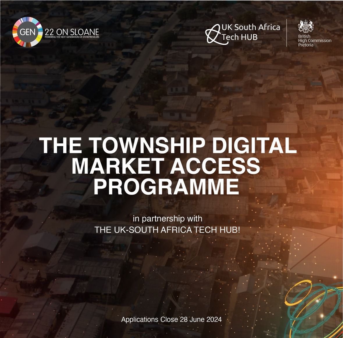 Mashstartup's tweet photo. New Opportunity 🚨

The Township Digital Market Access Programme by @GEN22OnSloane , in partnership with the UK South Africa Tech Hub aims to empower and onboard 200 SMMEs from Soweto, Diepsloot, Tembisa, Hammanskraal and Soshanguve onto e-commerce and marketplace platforms.

Applications Close 28 June 2024 https://t.co/Biaq4uxrii