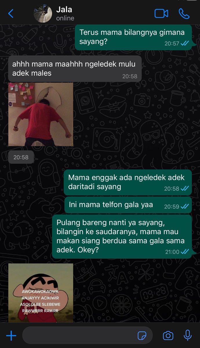 #serathom kalo gak gengsi, gak kembar namanya