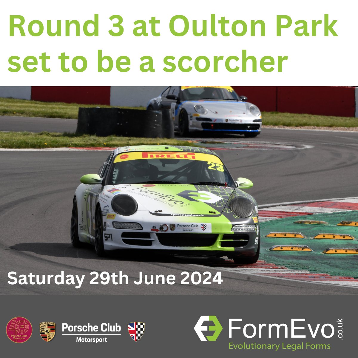 Head-to head racing &amp; unobstructed sunshine are in store this weekend as we approach round 3 at #OultonPark. To keep up to date with all the latest #racing news, please download the <a href="/FormEvo/">FormEvo</a> Clark Racing App available on the App store &amp; Google Play #formevo #sdlt #legaltech