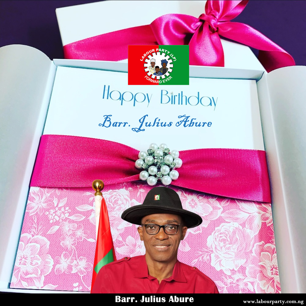 LabourPartyNG (@nglabour) on Twitter photo On this special day, we want to wish our National Chairman, Barr Julius Abure a happy birthday.
<a href="/NgLabour/">LabourPartyNG</a> is lucky to have the caliber of @Julius_Abure at the helm of Affairs who had served the party in various capacities without blemish.
As a leader, you are visionary. Your On this special day, we want to wish our National Chairman, Barr Julius Abure a happy birthday.
<a href="/NgLabour/">LabourPartyNG</a> is lucky to have the caliber of @Julius_Abure at the helm of Affairs who had served the party in various capacities without blemish.
As a leader, you are visionary. Your