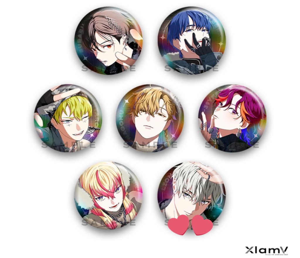 ビバレン vs ambivalenz XlamV 缶バッジ レオン 24点