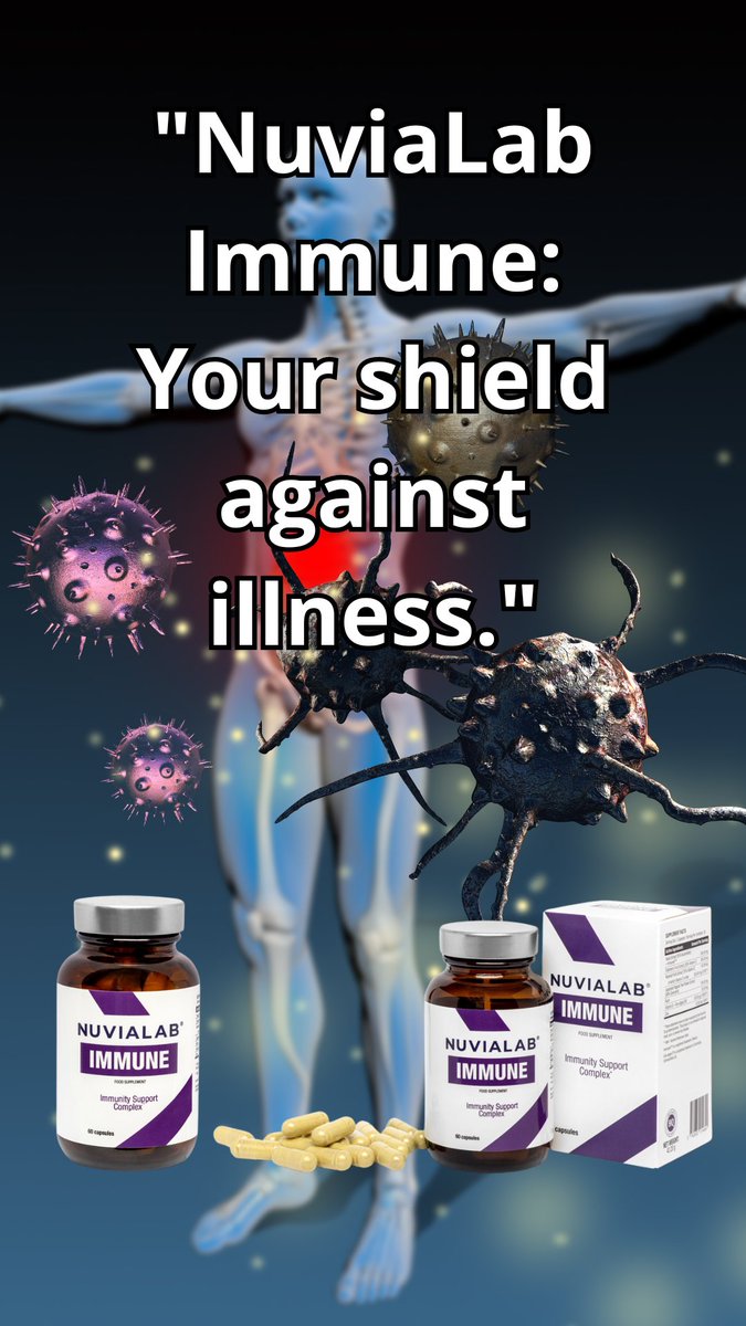 HajBra267272's tweet photo. NuviaLab Immune Immunity
Learn More and Shop Now : https://t.co/P91vAtcbPZ
#NuviaLabImmune #ImmuneSystemBooster
#NaturalImmunitySupport #VitaminCandZinc
#ElderberryforImmunity #ImmuneHealthSupplement #StrengthenImmuneSystem #ImmunityBoostingTips #HealthyLiving https://t.co/Pb22ys0myc