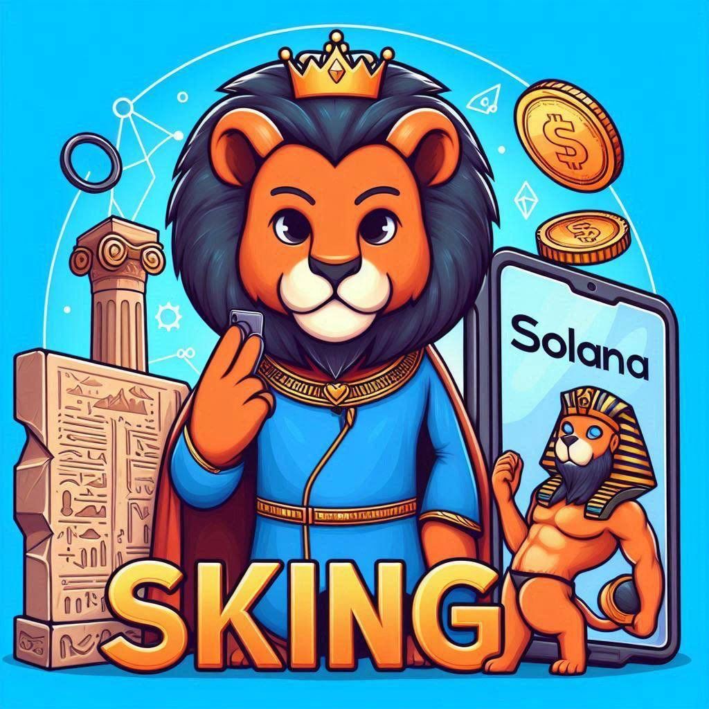Teressa211192's tweet photo. Yo! 

$SKING just dropped on Solana and it's hotter than yesterday's pizza. 

Forget the Doge, @Sol0kingSking is the new memecoin fam. 

You can trade it on #mexc #raydium 

 #SKING #SOL #MEMECOİN https://t.co/5Dw2J0RhLY