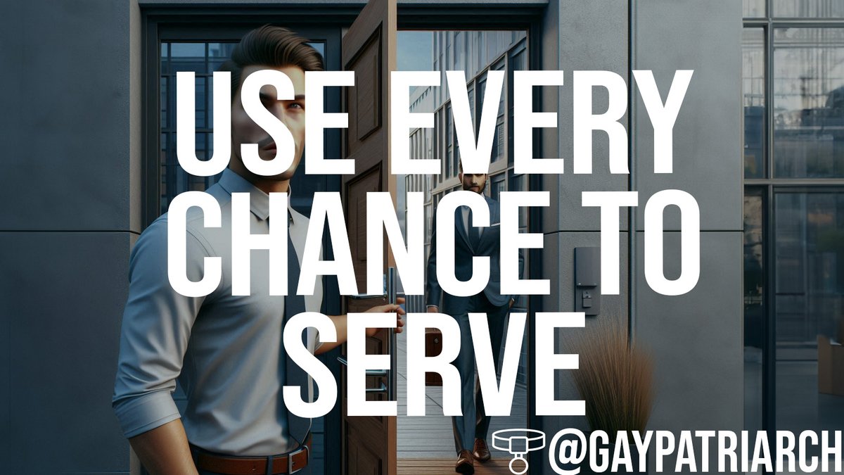 Life is full of opportunities to serve a Superior. Make this your second nature and offer your respect and submission to Men as they deserve at all times. Be humble about it and do it just for the sake of having made a Superiors life a tiny bit better. This will make you a much