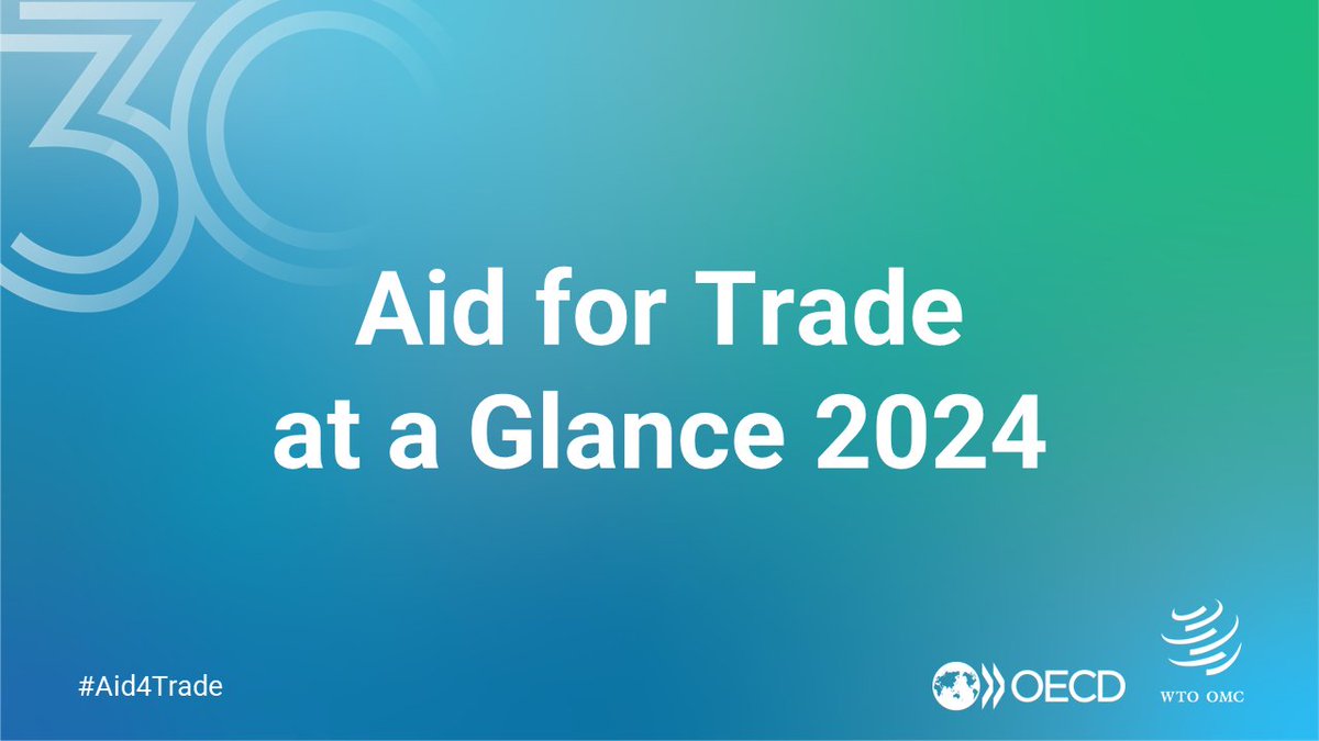 Join us this week at @WTO #Aid4Trade🌍

<a href="/OECD/">OECD ➡️ Better Policies for Better Lives</a> experts will discuss trade for all, agricultural commodity markets, the benefits of digitalisation + more!

See the programme &amp; mark your calendars 👉bit.ly/4eE4mr2.
