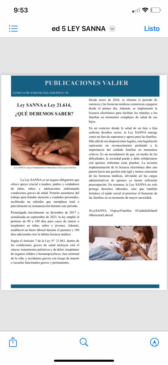 Valjerayc's tweet image. #leysanna #apoyofamiliar #cuidadoinfantil #bienestarlaboral #lunesinformativo