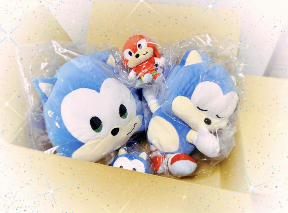 みてみてーっ！(∪・ω・∪三∪・ω・∪)✨ SEGAさんから可愛いソニック