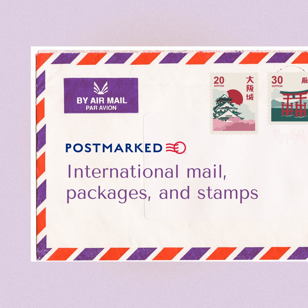 Did you know you can send international mail &amp; packages as well as purchase international stamps at Postmarked?!?  Now you do!  Come see us for all of your international mail &amp; package needs.

#international #mail #packages #stamps #postmarked #corneliusnc #lkn #lakenorman