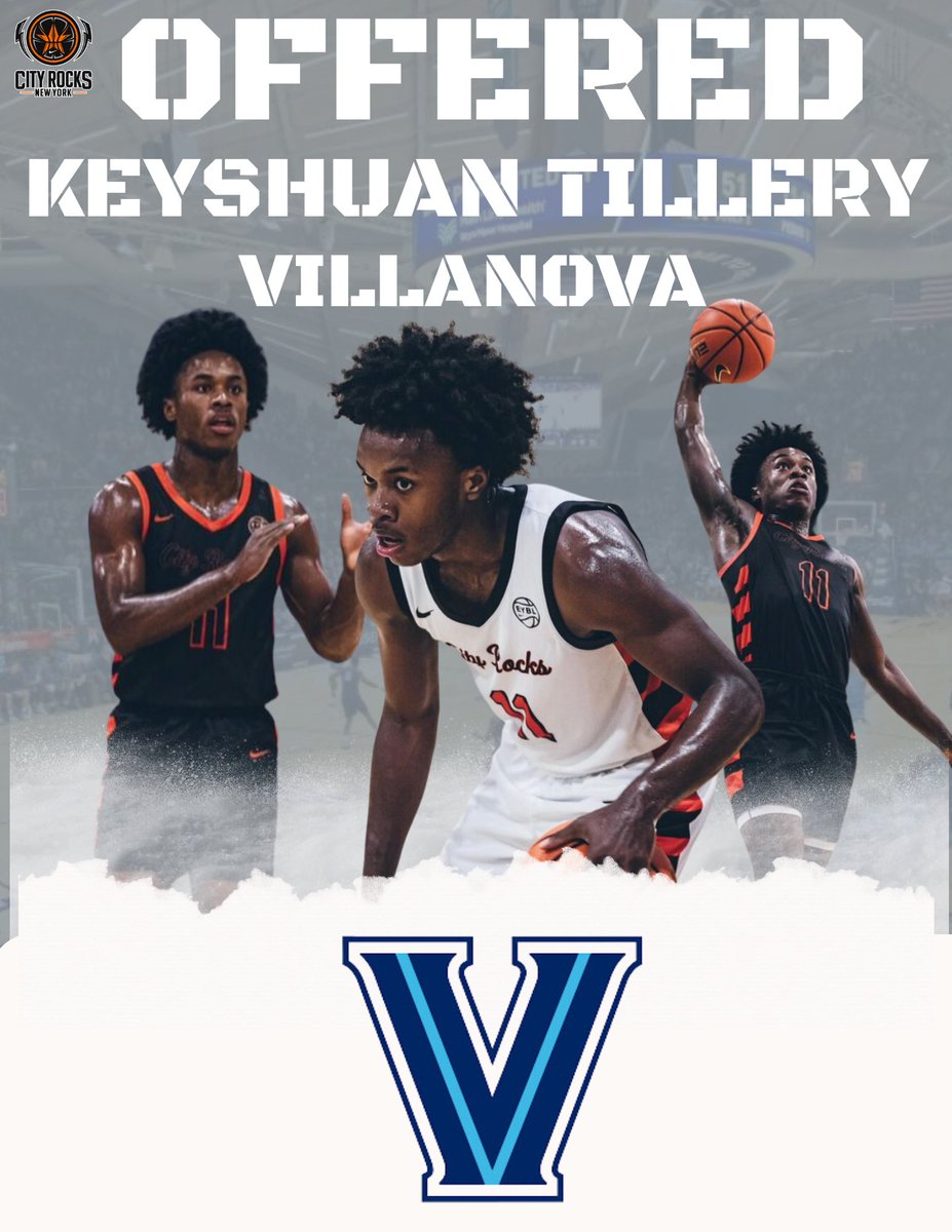 Our guy Keyshuan Tillery has picked up an offer from Villanova 🫡

#CRFam 🟠
