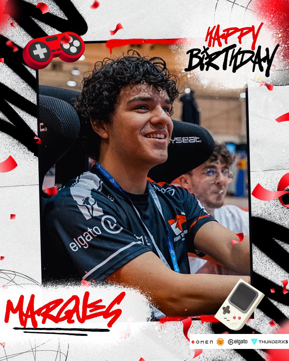 FTW | For The Win Esports (@ftwesports) on Twitter photo Hoje um dos nossos prodígios da secção de Fórmula 1 está de parabéns! ❤️
Feliz aniversário, <a href="/gmarquesv/">FTW | Marques</a>! 🥳 ❤️
#ftwesports #ftwarmy #ftwaniversario #OMENFTW #CHUPACHUPSFTW #THUNDERX3FTW Hoje um dos nossos prodígios da secção de Fórmula 1 está de parabéns! ❤️
Feliz aniversário, <a href="/gmarquesv/">FTW | Marques</a>! 🥳 ❤️
#ftwesports #ftwarmy #ftwaniversario #OMENFTW #CHUPACHUPSFTW #THUNDERX3FTW