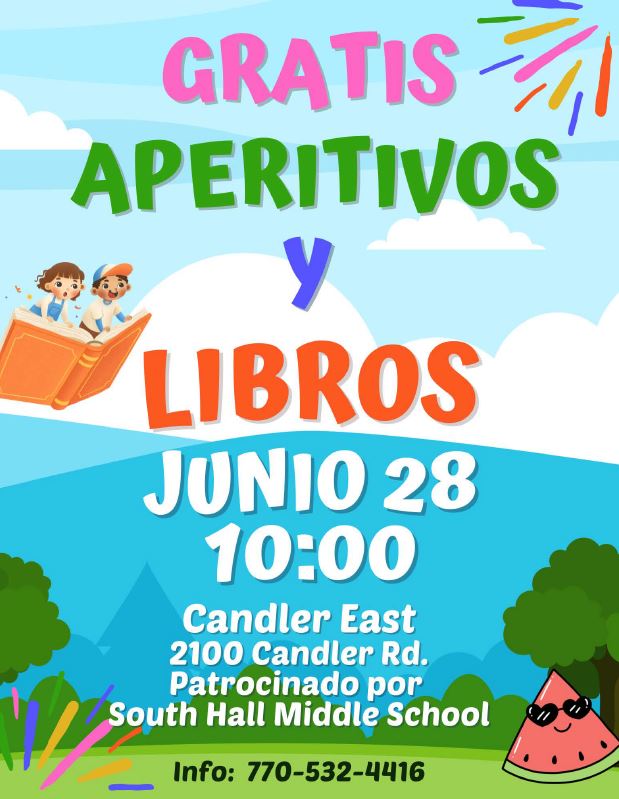 Come by for some summertime snacks and BOOKS!!